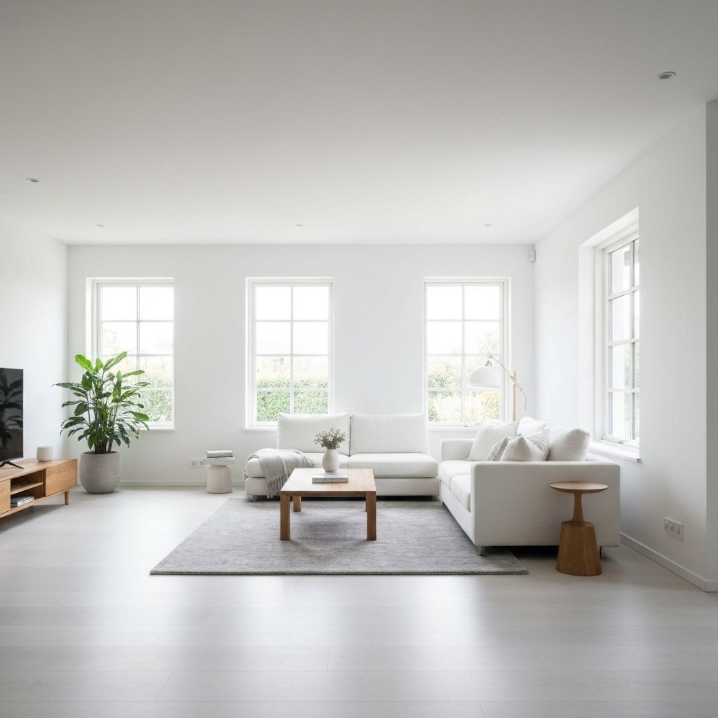 Clean modern home interior